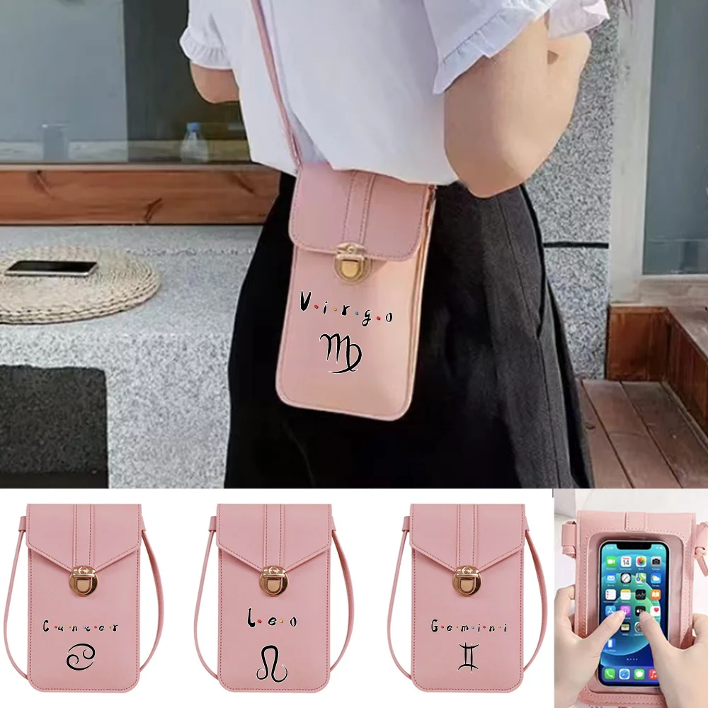Mobile Phone Bag Pu Leather Wallets Shoulder Messenger Bags for Apple Touch Screen Cell Phone Pack Constellation Print Handbag
Mobile Phone Bag Pu Leather Wallets Shoulder Messenger Bags for Apple Touch Screen Cell Phone Pack Constellation Print Handbag