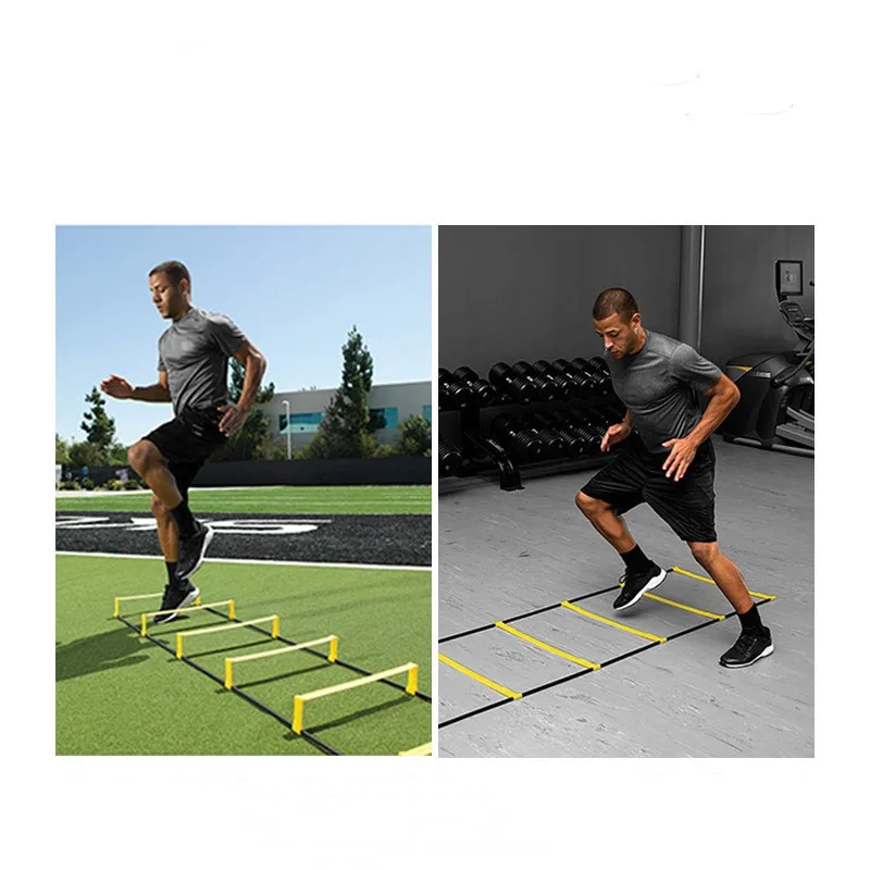 Football Training Agility Ladders Dual-purpose Agility Stairs Soccer Basketball Foot Work Practice Ladders Soccer Speed Ladders.
Football Training Agility Ladders Dual-purpose Agility Stairs Soccer Basketball Foot Work Practice Ladders Soccer Speed Ladders.