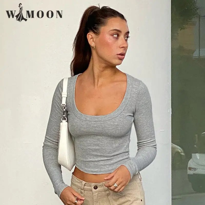 Long Sleeve Low Breast Casual Spice Girl Versatile CropTop 2022 Autumn New Wholesale High Street Fashion Short Tshirt
Long Sleeve Low Breast Casual Spice Girl Versatile CropTop 2022 Autumn New Wholesale High Street Fashion Short Tshirt