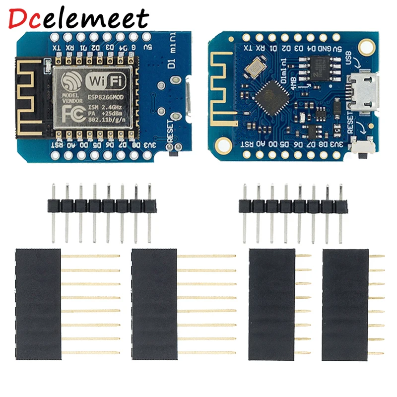 D1 Mini ESP8266 ESP-12F ESP-12 CH340G V2 USB WeMos D1 Mini WIFI Development Board D1 Mini NodeMCU Lua IOT Board 3.3V With Pins
D1 Mini ESP8266 ESP-12F ESP-12 CH340G V2 USB WeMos D1 Mini WIFI Development Board D1 Mini NodeMCU Lua IOT Board 3.3V With Pins