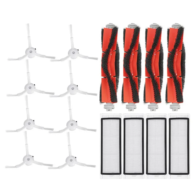 8Pcs Side Brush 4Pcs Roller Brush 4Pcs HEPA Filter For Xiaomi Roborock Robot Vacuum Cleaner Accessories Parts
8Pcs Side Brush 4Pcs Roller Brush 4Pcs HEPA Filter For Xiaomi Roborock Robot Vacuum Cleaner Accessories Parts