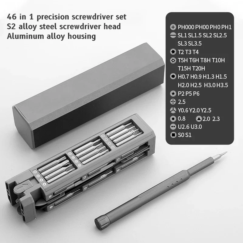Набор отверток Multi Screwdriver 46 в 1
Набор отверток Multi Screwdriver 46 в 1