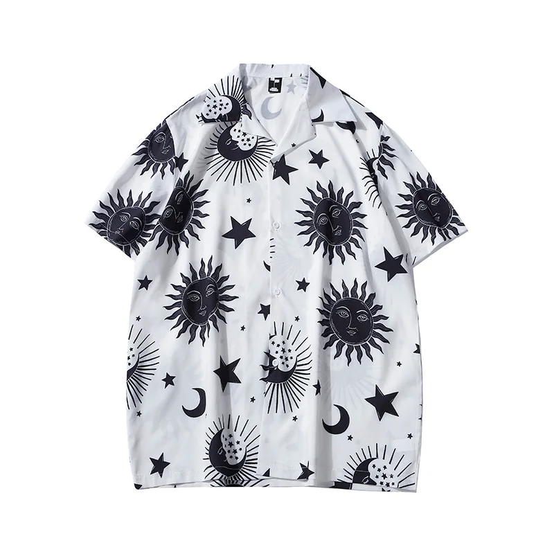 2023 Summer New Men Hawaiian Beach Shirt Men's Vintage Style Print White Shirts Oversized Couples All-Match Short Sleeve Shirt
2023 Summer New Men Hawaiian Beach Shirt Men's Vintage Style Print White Shirts Oversized Couples All-Match Short Sleeve Shirt