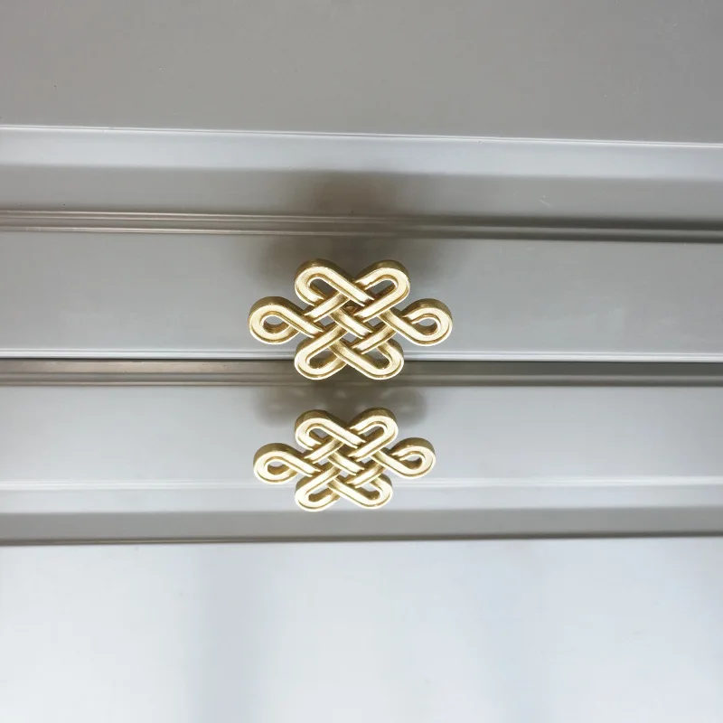 Brass China Knot Single Hole Knobs for Furniture New Chinese Style Cabinet Knobs and Handles Drawer Knobs Furniture Fittings
Brass China Knot Single Hole Knobs for Furniture New Chinese Style Cabinet Knobs and Handles Drawer Knobs Furniture Fittings