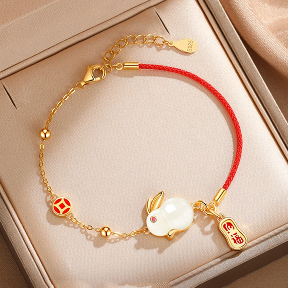 2023 New Lucky Zodiac Imitation Jade Rabbit Bracelet For Women Handmade Red Rope Bracelets Lovers Jewelry Friend Birthday Gift
2023 New Lucky Zodiac Imitation Jade Rabbit Bracelet For Women Handmade Red Rope Bracelets Lovers Jewelry Friend Birthday Gift