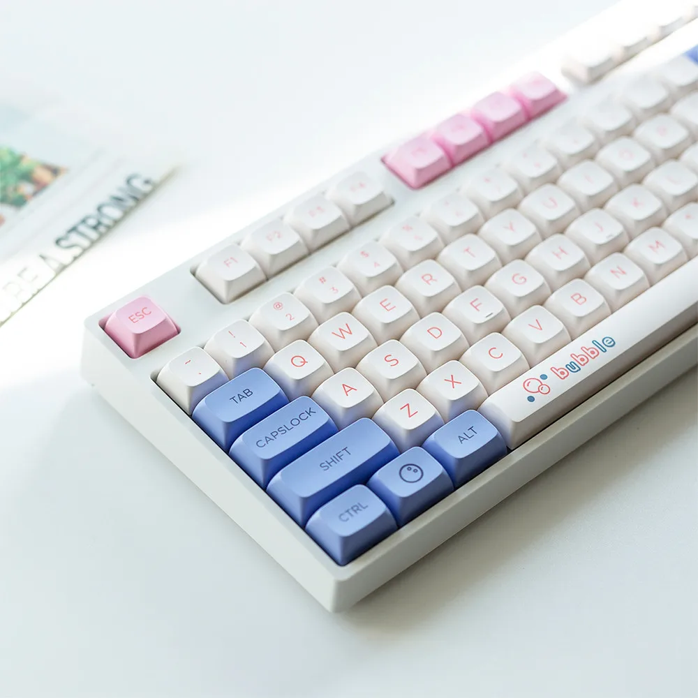 127 Keys Mechanical PBT Bubble Keycaps XDA Profile Keycaps Set Mechanical Gaming Keyboard ANSI Layout Cherry Gateron Otemu MX
127 Keys Mechanical PBT Bubble Keycaps XDA Profile Keycaps Set Mechanical Gaming Keyboard ANSI Layout Cherry Gateron Otemu MX