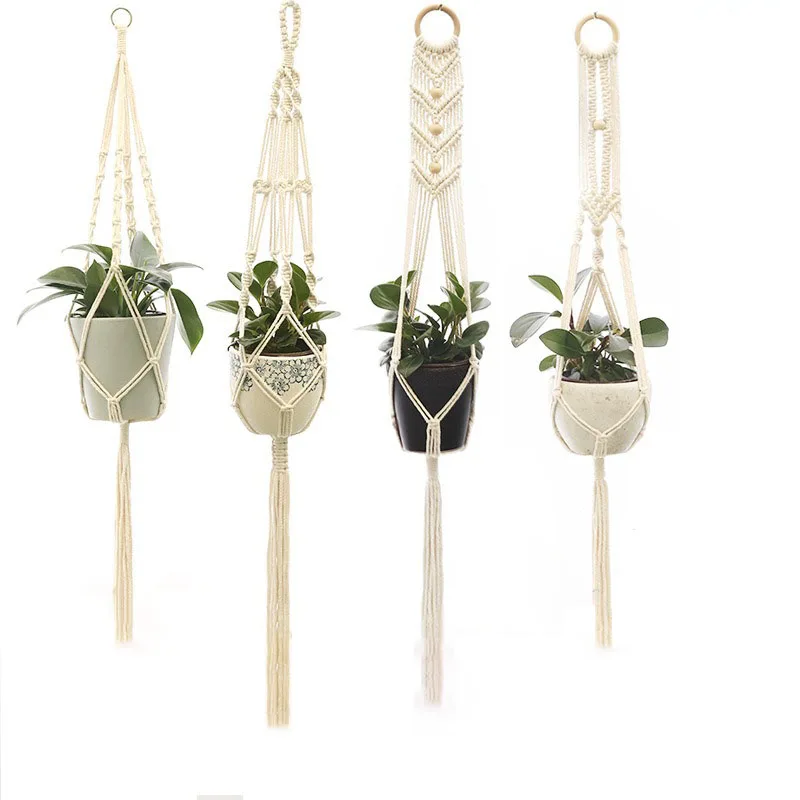 Nordic Gardening Planter Macrame Wall Hanging Plant Hanging Basket Suspension Boho Home Balcony Garden Decoration Net Bag Basket
Nordic Gardening Planter Macrame Wall Hanging Plant Hanging Basket Suspension Boho Home Balcony Garden Decoration Net Bag Basket