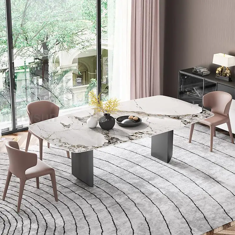 Large Apartment 1.8M Rectangle Table Simplicity Villa Rock Slab Countertop Modern Dining Table Kitchen comedor furniture GY50CZ
Large Apartment 1.8M Rectangle Table Simplicity Villa Rock Slab Countertop Modern Dining Table Kitchen comedor furniture GY50CZ