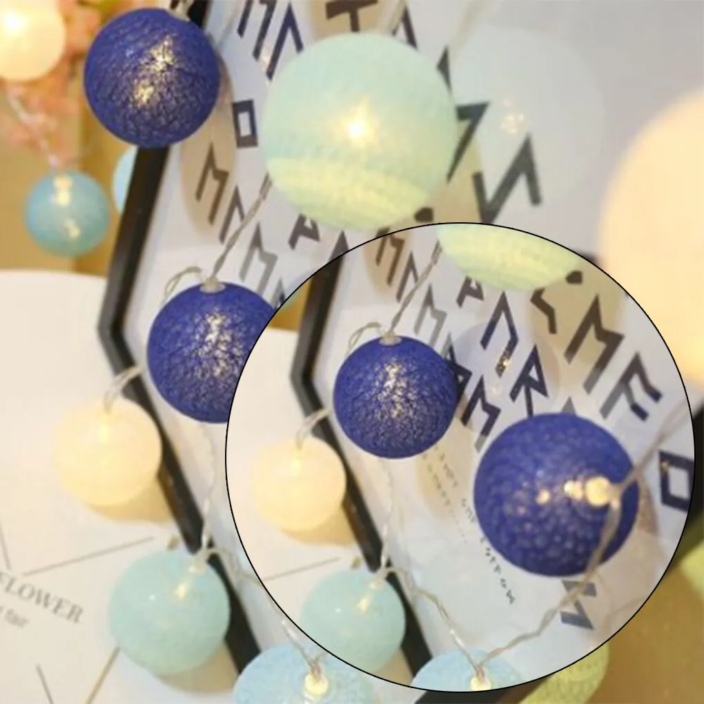 1 5m 3meters Cotton Ball Battery LED Light String Lovers Wedding Party Bedroom Decoration Lamp
1 5m 3meters Cotton Ball Battery LED Light String Lovers Wedding Party Bedroom Decoration Lamp