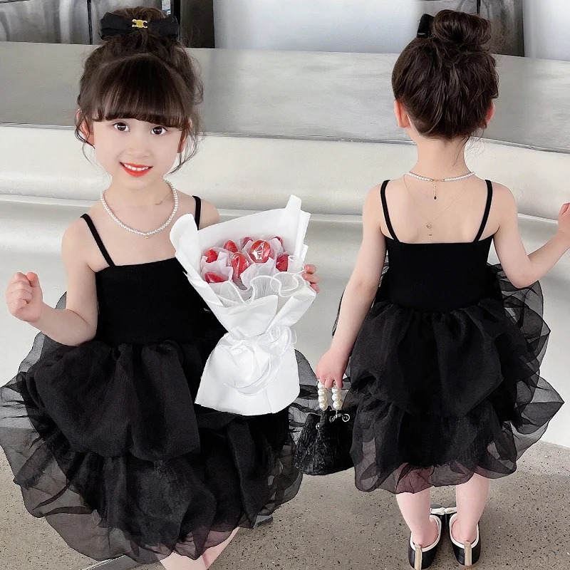 2023 New Arrival Summer Charming Classical Black Kids Mesh Dress Beautiful Baby Princess Dress for Girls 2 3 4 5 7 8 Year
2023 New Arrival Summer Charming Classical Black Kids Mesh Dress Beautiful Baby Princess Dress for Girls 2 3 4 5 7 8 Year