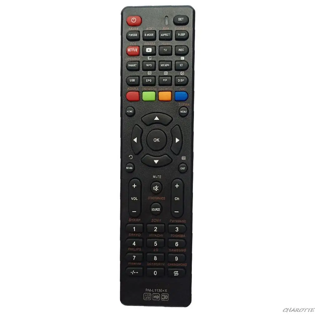 

Remote Controller Television Universal Smart TV Portable LED Compatible Multifunctional Televisions Controllers RM-L1130+X