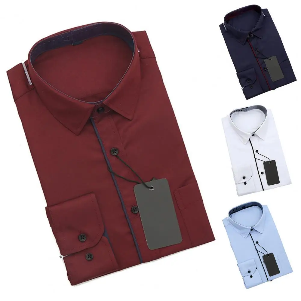 Men Shirt Button Shirt Elegant Chic Blouse Tops Slim Spring Shirt Work Shirt Office Business Casual Shirts Casual Tops Blusas
Men Shirt Button Shirt Elegant Chic Blouse Tops Slim Spring Shirt Work Shirt Office Business Casual Shirts Casual Tops Blusas
