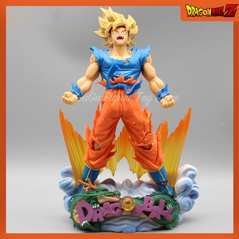 23cm Dragon Ball Z Anime Figure Son Goku Figure Super Saiyan Figurine DBZ GK Pvc Statue Doll Collectible Model Ornament Toy Gift
23cm Dragon Ball Z Anime Figure Son Goku Figure Super Saiyan Figurine DBZ GK Pvc Statue Doll Collectible Model Ornament Toy Gift