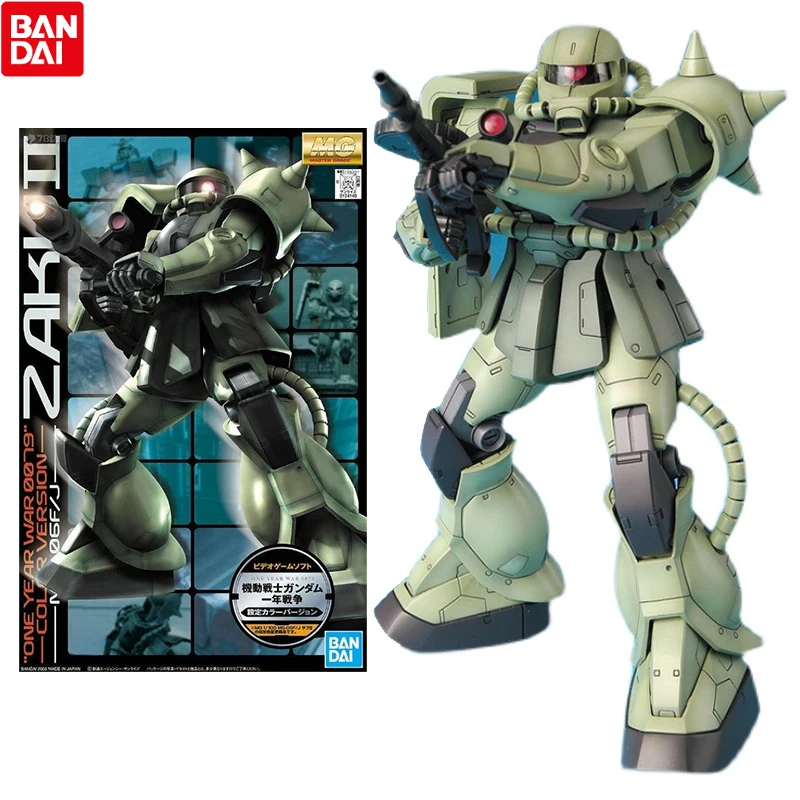 Оригинальная модель Bandai Gundam в комплекте, аниме-фигурка MG 1/100 MS-06F/J Zaku, один год войны, аниме-фигурка Gunpla, игрушки для детей 
Оригинальная модель Bandai Gundam в комплекте, аниме-фигурка MG 1/100 MS-06F/J Zaku, один год войны, аниме-фигурка Gunpla, игрушки для детей