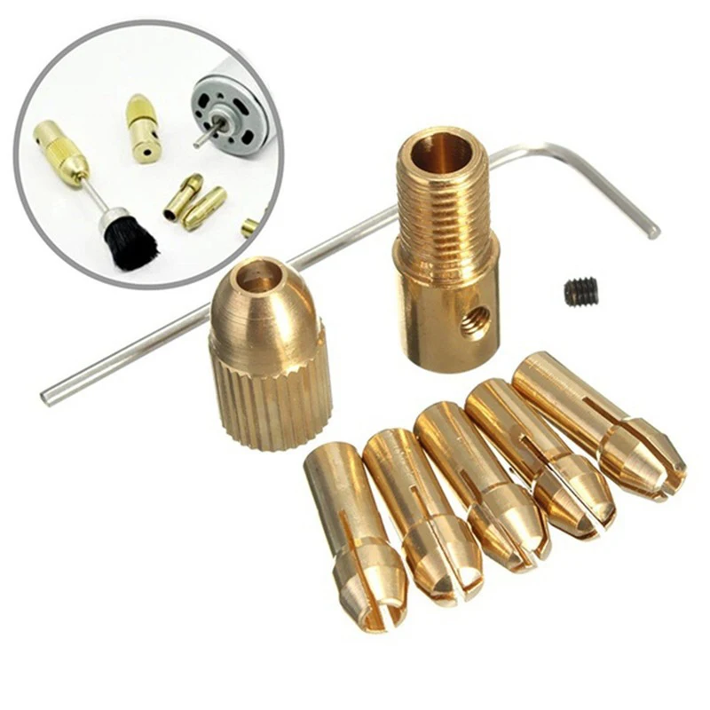 Mini Electric Drill Self-Tightening Drill Chuck Drill Chuck Set Electric Drill 7 Pieces Woodworking Stainless Steel Drill Chuck
Mini Electric Drill Self-Tightening Drill Chuck Drill Chuck Set Electric Drill 7 Pieces Woodworking Stainless Steel Drill Chuck