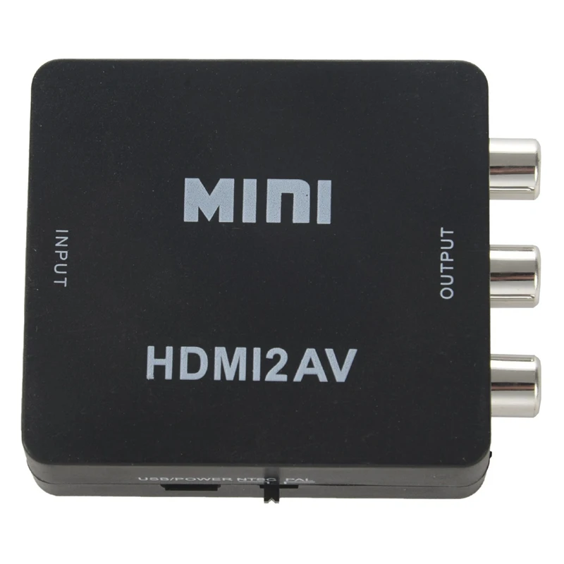 

2X Mini 1080P HDMI Composite To RCA Audio Video AV CVBS Converter Adapter For HDTV