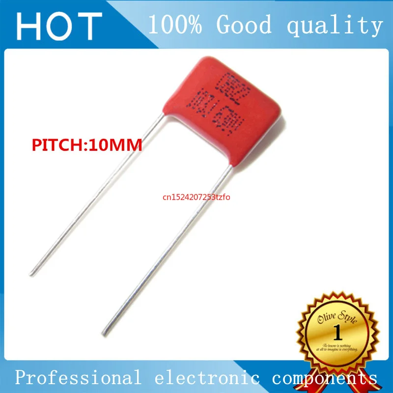 10pcs 630V 1NF 102J 2.2NF 222J 10NF 103J 22NF 223J PITCH 10MM 630V Pitch 10mm 5% DIP CBB Polypropylene film capacitor 
10pcs 630V 1NF 102J 2.2NF 222J 10NF 103J 22NF 223J PITCH 10MM 630V Pitch 10mm 5% DIP CBB Polypropylene film capacitor