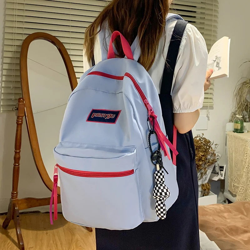 2022 Preppy Style Women Backpack Fashion College Student Casual Schoolbag For Teenage Girls Waterproof Nylon Travel Bag Bookbag
2022 Preppy Style Women Backpack Fashion College Student Casual Schoolbag For Teenage Girls Waterproof Nylon Travel Bag Bookbag