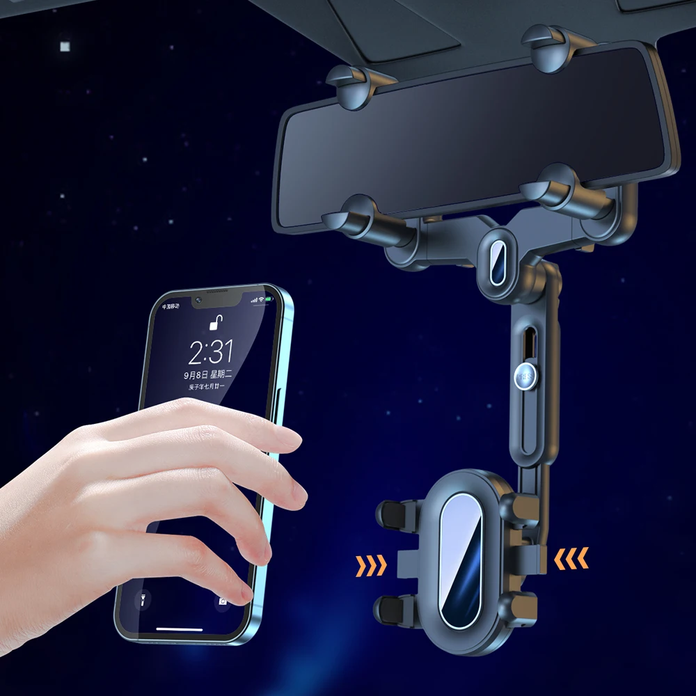 Держатель для телефона, GPS, для автомобиля, зеркало заднего вида, вращающийся на 360 градусов, универсальный, регулируемая
Держатель для телефона, GPS, для автомобиля, зеркало заднего вида, вращающийся на 360 градусов, универсальный, регулируемая