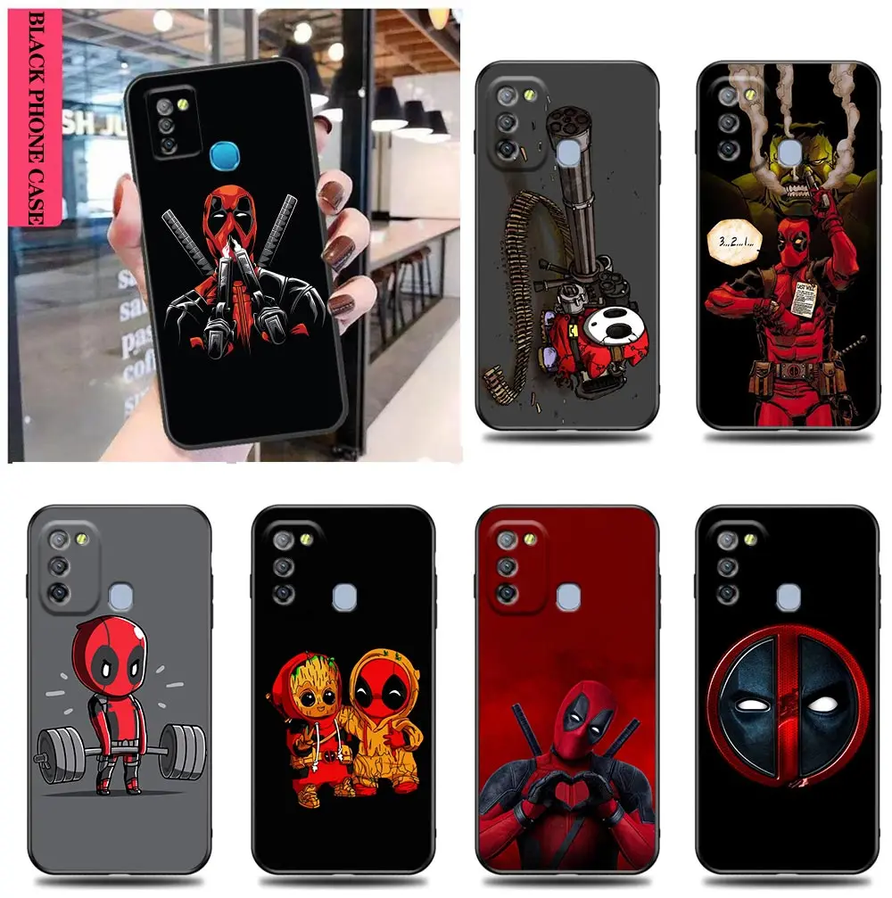 Case for Tecno Infinix Note Hot 9 10 10i 10S 11 11S 8i S5 SPARK SMART 4 5 6 GO 7 8 Pro PLAY Cases Cute Cartoon Marvel Deadpool
Case for Tecno Infinix Note Hot 9 10 10i 10S 11 11S 8i S5 SPARK SMART 4 5 6 GO 7 8 Pro PLAY Cases Cute Cartoon Marvel Deadpool