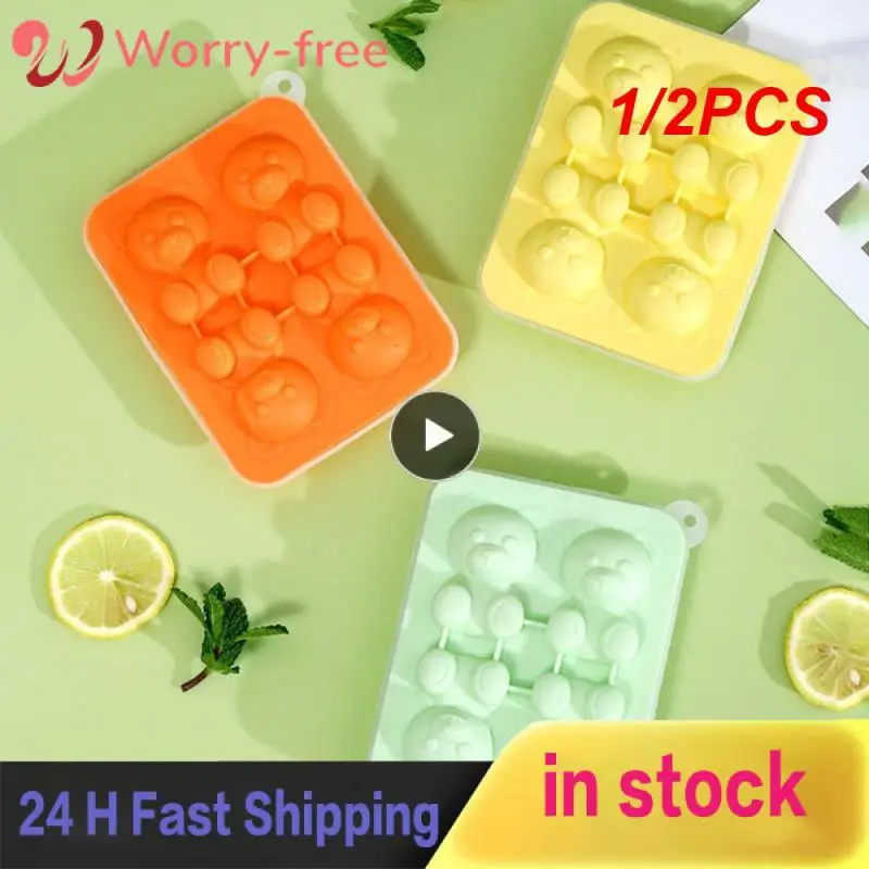 1/2PCS Cute Teddy Bear Making Mold Splash-proof And Easy To Fall Off, For Refrigerator With Container, Cute Bear Ice
1/2PCS Cute Teddy Bear Making Mold Splash-proof And Easy To Fall Off, For Refrigerator With Container, Cute Bear Ice