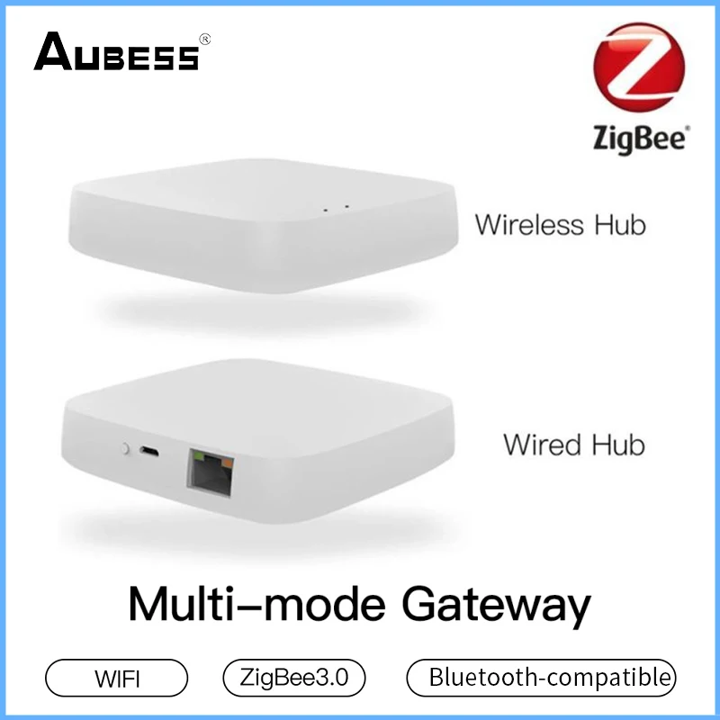 Tuya ZigBee 3.0 Smart Gateway Hub Smart Home Bridge Smart Life APP Wired/Wireless Remote Controller Works with Alexa Google Home
Tuya ZigBee 3.0 Smart Gateway Hub Smart Home Bridge Smart Life APP Wired/Wireless Remote Controller Works with Alexa Google Home