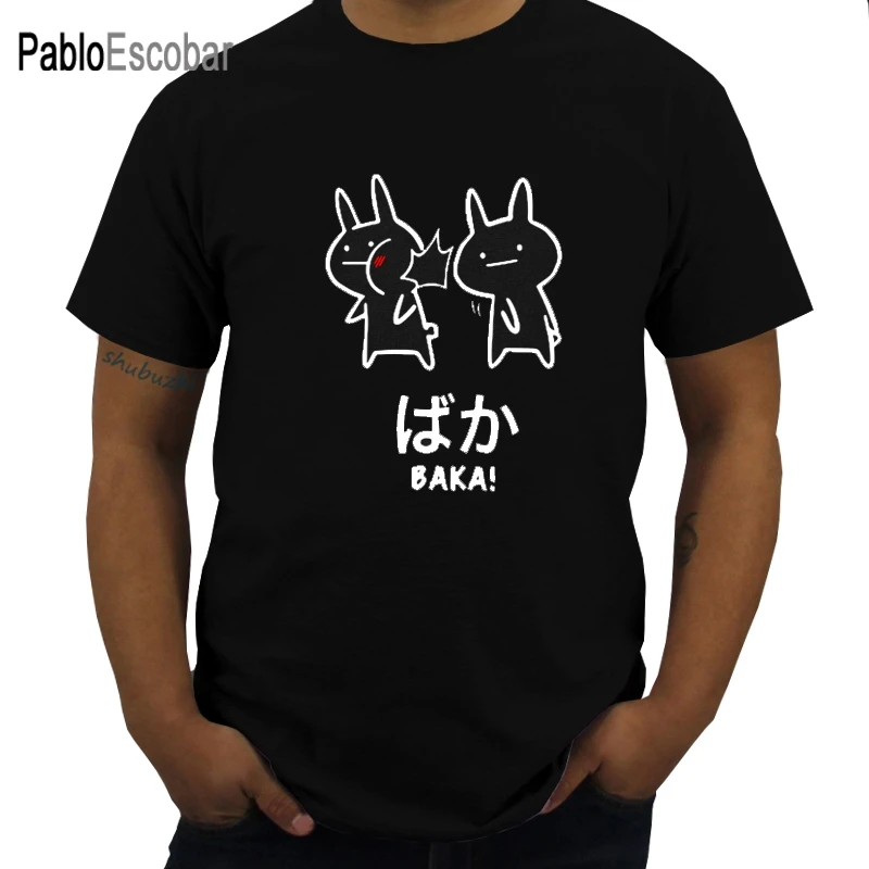 Baka Rabbit Slap T Shirt Japan Funny Anime Tops Men Short Sleeve Cotton O-neck Tee Novelty Japanese T-shirt EU Size
Baka Rabbit Slap T Shirt Japan Funny Anime Tops Men Short Sleeve Cotton O-neck Tee Novelty Japanese T-shirt EU Size