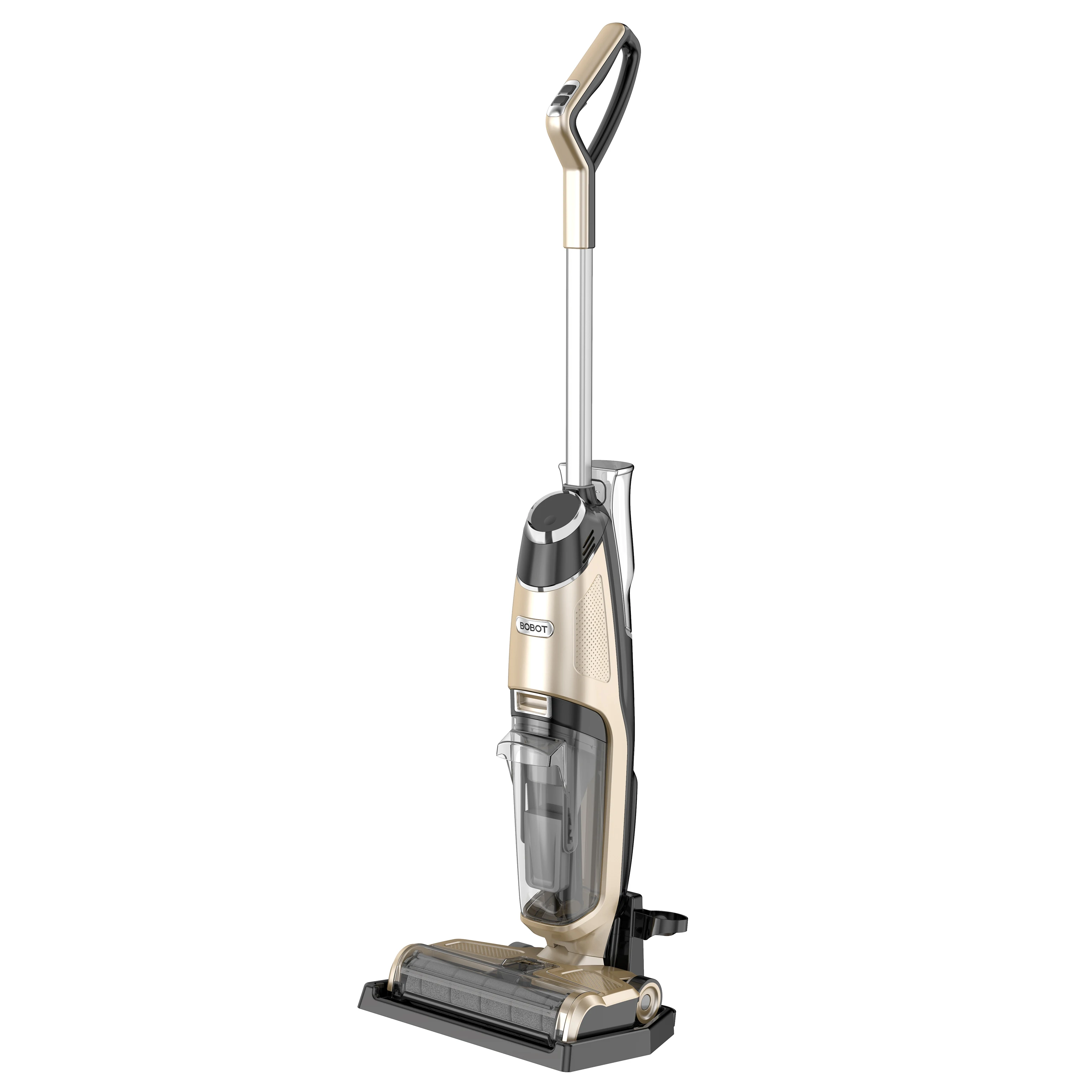 BOBOT automatic cleaning rechargeable wet dry vacuum cleaner with UV light with dirty and clean water tanks
BOBOT automatic cleaning rechargeable wet dry vacuum cleaner with UV light with dirty and clean water tanks