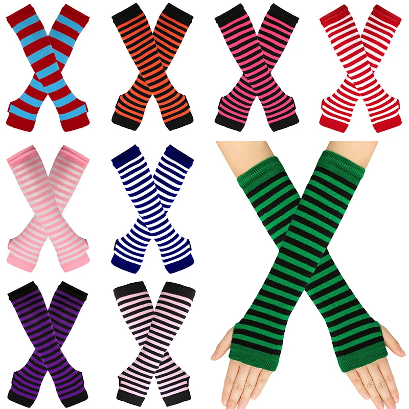 2023 Christmas Long Knitted Arm Cover Striped Elbow Gloves Fingerless Gloves Winter Cotton Elbow Mittens Xmas Women Arm Sleeve
2023 Christmas Long Knitted Arm Cover Striped Elbow Gloves Fingerless Gloves Winter Cotton Elbow Mittens Xmas Women Arm Sleeve