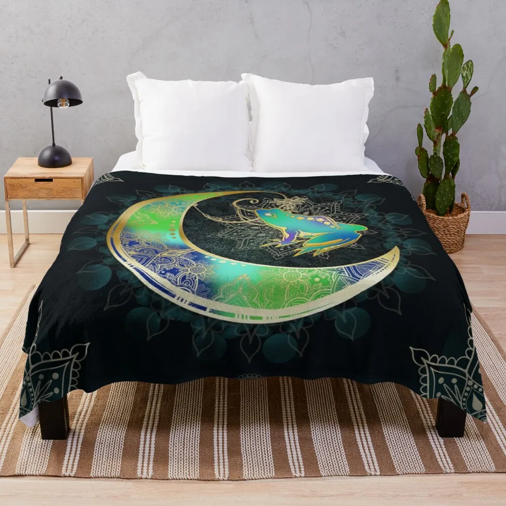 Frog Mandala Moon Art Throw Blanket Fashion Sofa Blankets Sofa Blanket Shaggy Blanket
Frog Mandala Moon Art Throw Blanket Fashion Sofa Blankets Sofa Blanket Shaggy Blanket