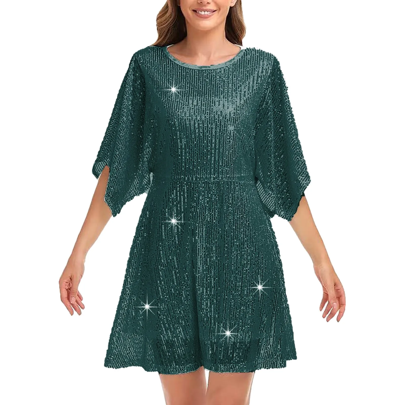 Glitter Sequin Solid Color Dress Women O-Neck Long Sleeve Hem Waist Lace-up Belt Party Mini Dress Streetwear Vestidos 2023
Glitter Sequin Solid Color Dress Women O-Neck Long Sleeve Hem Waist Lace-up Belt Party Mini Dress Streetwear Vestidos 2023