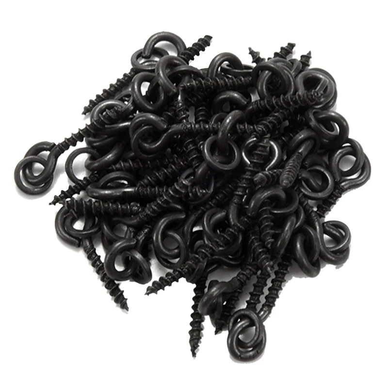 50pcs Carp Fishing Boilie Screw with Solid Ring Bait Tool Chod Rigs Carp Fishing Hair Tackle Accessory
50pcs Carp Fishing Boilie Screw with Solid Ring Bait Tool Chod Rigs Carp Fishing Hair Tackle Accessory