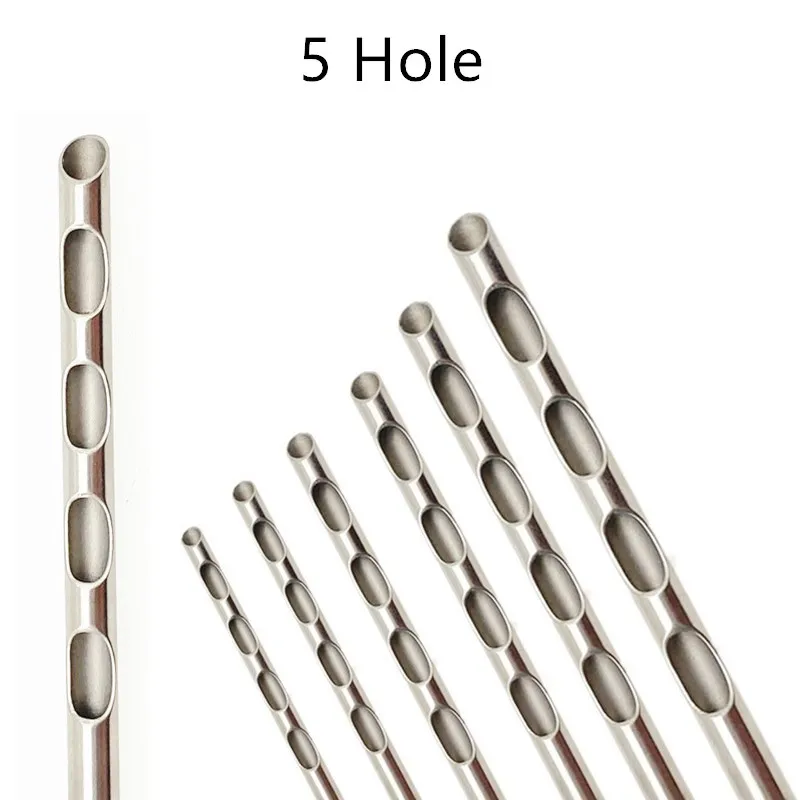 5 Holes Incision Liposuction Cannulas Fat Harvesting Cannula Porous Planer Needle Fat Transfer Cannula for Beauty 
5 Holes Incision Liposuction Cannulas Fat Harvesting Cannula Porous Planer Needle Fat Transfer Cannula for Beauty