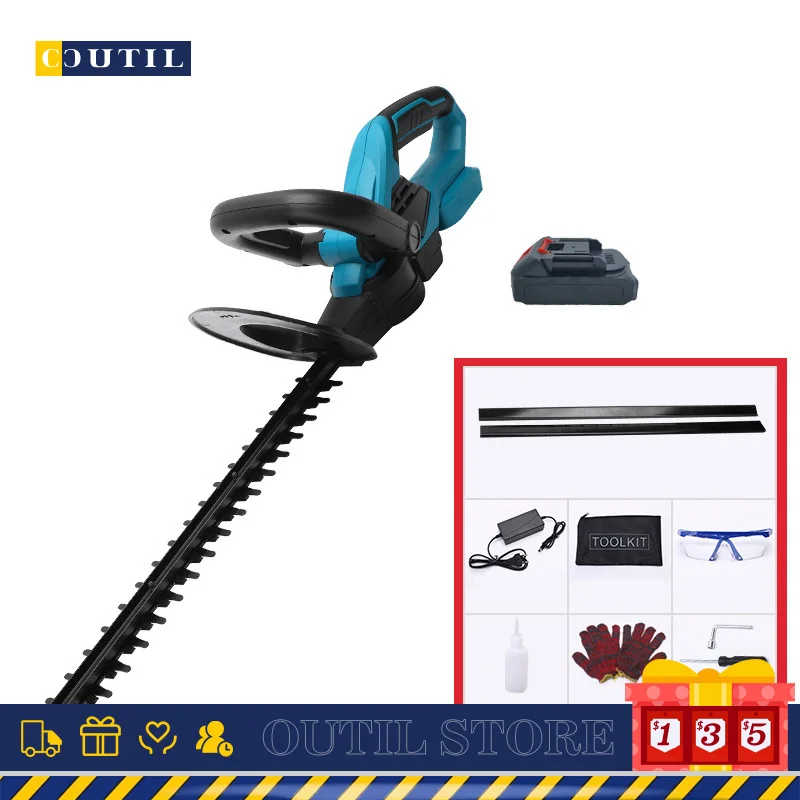 24V Cordless Grass Hedge Trimmer Electric Pruning Household Lawn Mower Grass Shear Lithium-ion Rechargeable Garden Tool Machine
24V Cordless Grass Hedge Trimmer Electric Pruning Household Lawn Mower Grass Shear Lithium-ion Rechargeable Garden Tool Machine