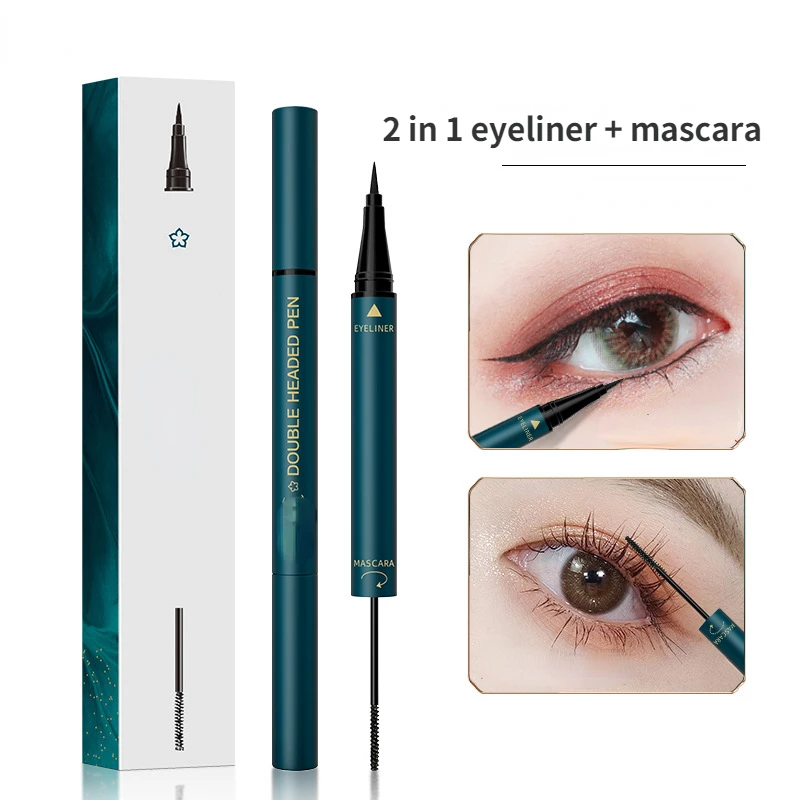 2 In1 Eyeliner Mascara Waterproof Slender Quick-drying Mascara Long-lasting Eyes Makeup Waterproof Eye Pencil Cosmetics
2 In1 Eyeliner Mascara Waterproof Slender Quick-drying Mascara Long-lasting Eyes Makeup Waterproof Eye Pencil Cosmetics