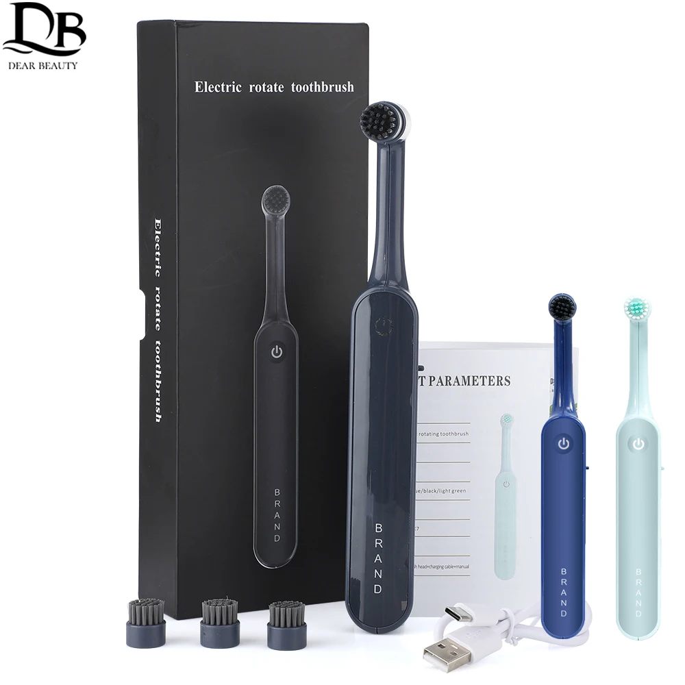 Electric Rotating Toothbrush Rechargeable Tooth Whitening Cleaning 2-stage Clean Mode Remove Tartar Oral Care
Electric Rotating Toothbrush Rechargeable Tooth Whitening Cleaning 2-stage Clean Mode Remove Tartar Oral Care