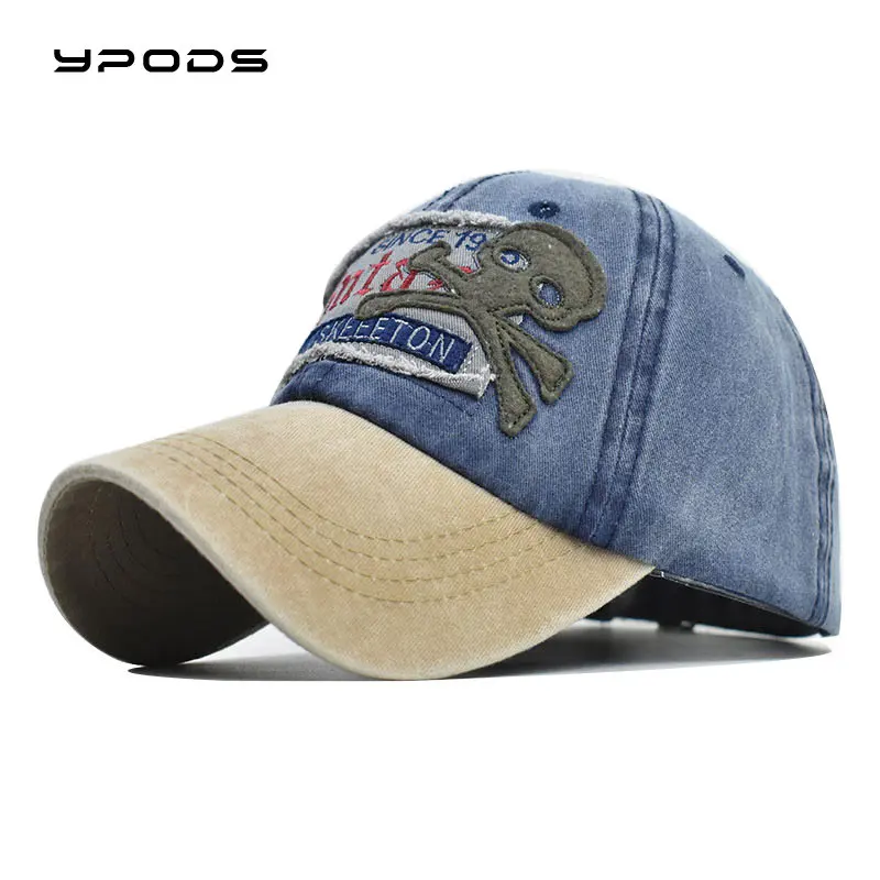 New Skull Cap Washed Old Letter Baseball Cap Versatile Fashion Men's And Women's Cotton Dad Caps Outdoors Travel Hats Casquette
New Skull Cap Washed Old Letter Baseball Cap Versatile Fashion Men's And Women's Cotton Dad Caps Outdoors Travel Hats Casquette