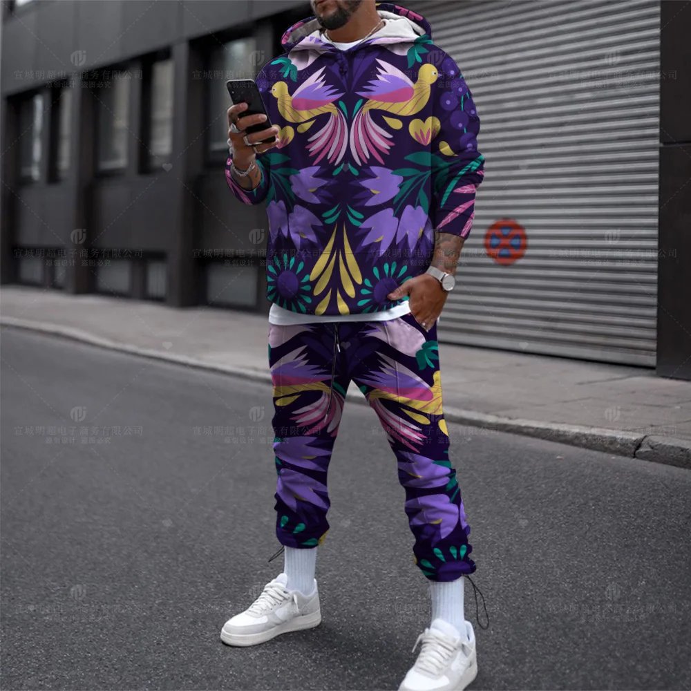 Fashion Leaf 3D Printing Men's Hoodie Pants Set Casual Streetwear Autumn Winter Urban Trend Sportswear 2 Piece Set
Fashion Leaf 3D Printing Men's Hoodie Pants Set Casual Streetwear Autumn Winter Urban Trend Sportswear 2 Piece Set