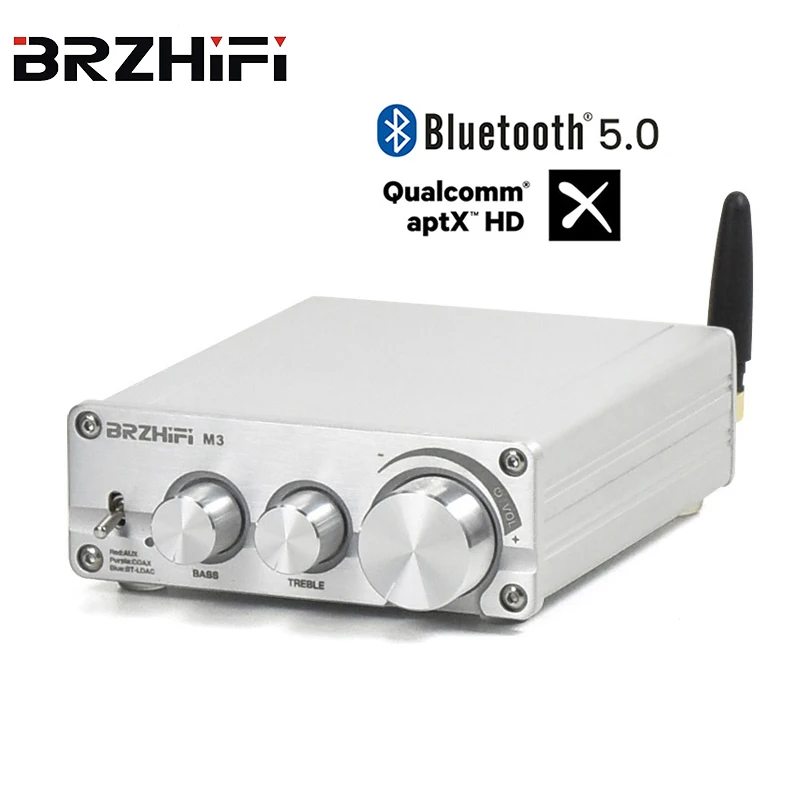 Усилитель BRZHIFI совместимый с Bluetooth 5,0 QCC5125 2*80 Вт Мощность HD аудио AUX APTX APTX-HD HiFi мини-усилитель DIY стерео домашний кинотеатр
Усилитель BRZHIFI совместимый с Bluetooth 5,0 QCC5125 2*80 Вт Мощность HD аудио AUX APTX APTX-HD HiFi мини-усилитель DIY стерео домашний кинотеатр