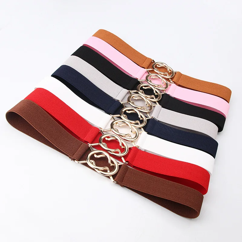 New 1Pcs Fashion Women Belts PU Black White Waist Band Thin Elastic Waist Belt Dress Apparel Accessories Cinturon Mujer Hot Sale
New 1Pcs Fashion Women Belts PU Black White Waist Band Thin Elastic Waist Belt Dress Apparel Accessories Cinturon Mujer Hot Sale