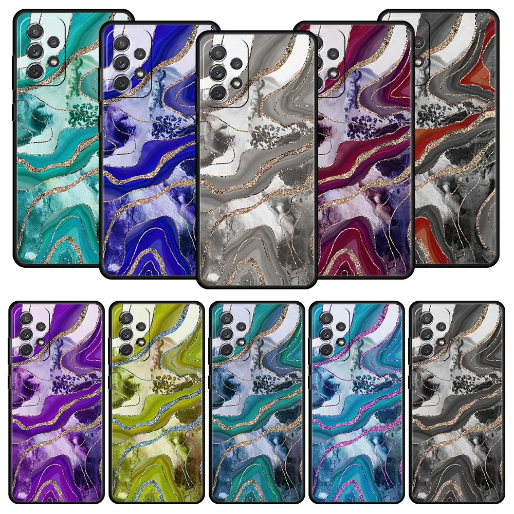 Чехол с агатовым мраморным рисунком для Samsung Galaxy A53 A52 A33 A73 5G A13 4G A23 A21s A03s A31 A51 A71 A11 A41 M21 M31 A01, чехол для телефона
Чехол с агатовым мраморным рисунком для Samsung Galaxy A53 A52 A33 A73 5G A13 4G A23 A21s A03s A31 A51 A71 A11 A41 M21 M31 A01, чехол для телефона