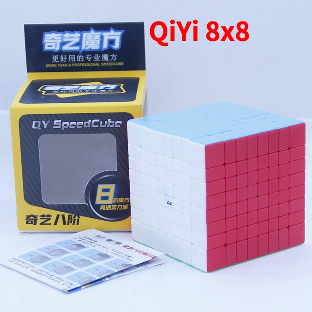 

[Funcube]QiYi 8x8x8 Magic Cube Speed Puzzle Professional Antistress Puzzle Fidget Toys 8x8 Cubo Magico Educational Toys