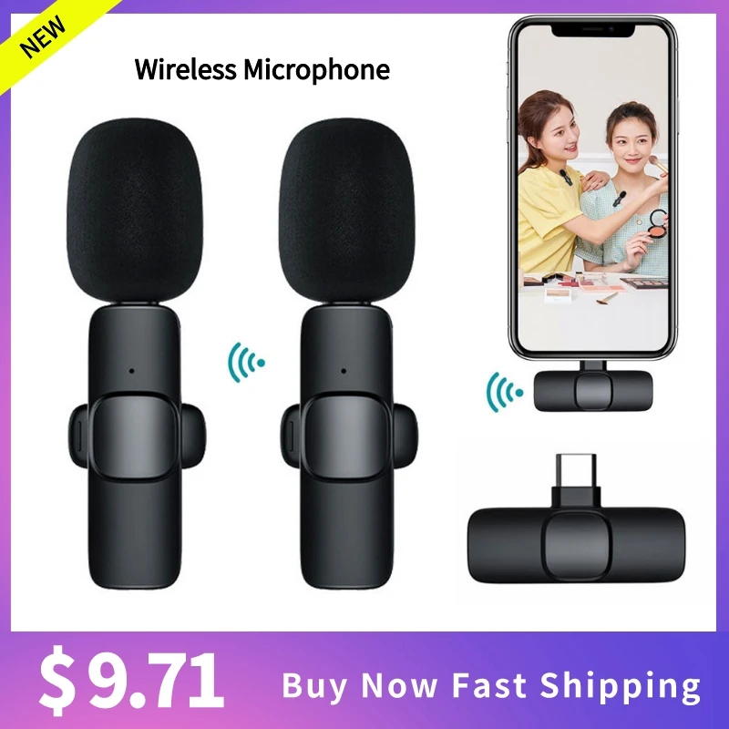 Mini Wireless Lavalier Microphone Broadcast Lapel Microphones Set Short Video Recording Chargeable Plug and Play Microphone Live
Mini Wireless Lavalier Microphone Broadcast Lapel Microphones Set Short Video Recording Chargeable Plug and Play Microphone Live