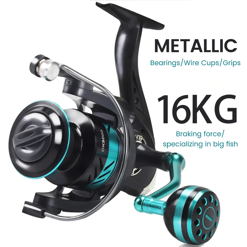 16kg Brake Force Full Metal Road Reel Front Unloading Force Spinning Type Micro-object Sea Fishing Rod Reel Fishing Accessories
16kg Brake Force Full Metal Road Reel Front Unloading Force Spinning Type Micro-object Sea Fishing Rod Reel Fishing Accessories