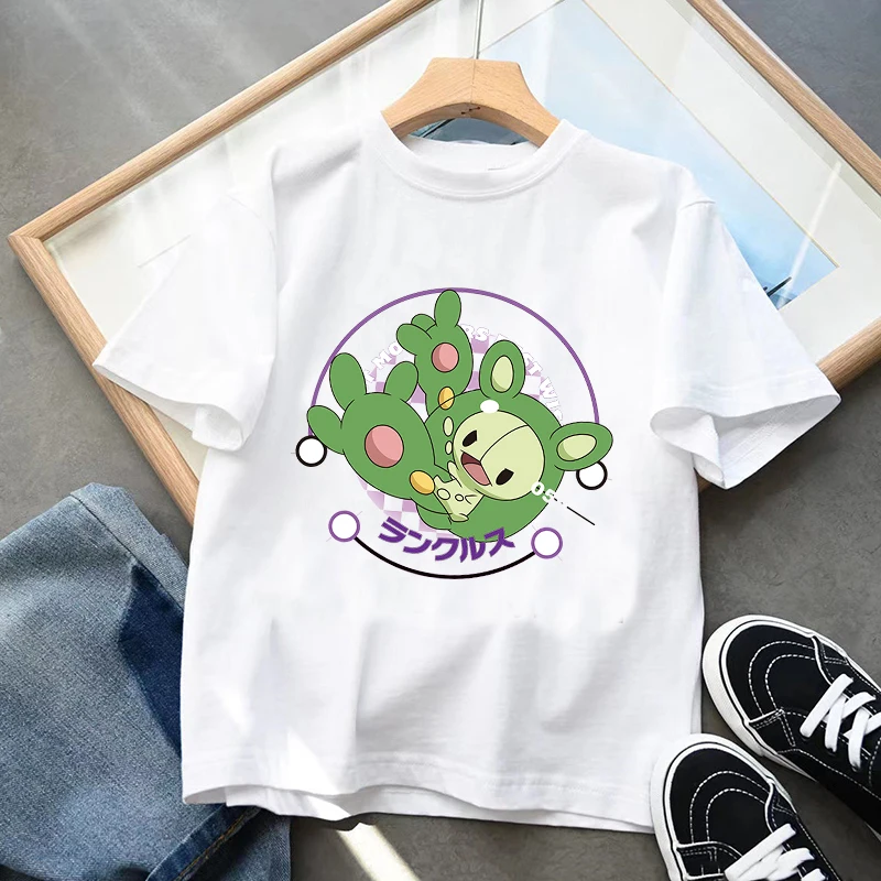 Pokemon Original Cartoon Spirit T-shirt Pikachu Summer Short Sleeve Soft Casual Fashion Children Clothes Boys Tee Girls Tops
Pokemon Original Cartoon Spirit T-shirt Pikachu Summer Short Sleeve Soft Casual Fashion Children Clothes Boys Tee Girls Tops