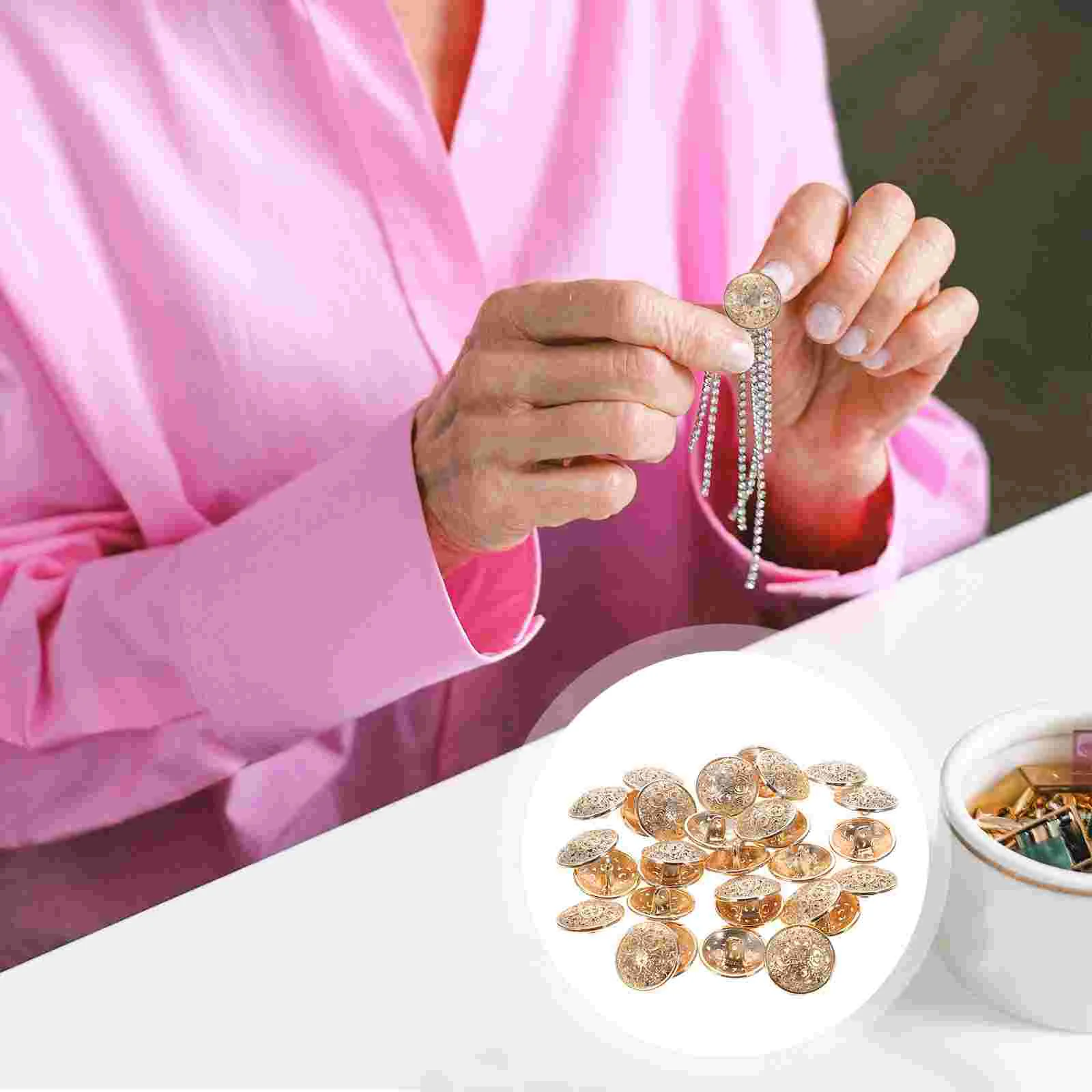 Buttons Button Metal Coat Sewing Clothes Craft Diy Jacket Shirt Circle Hollow Jean Fastener Blazer Buckle Round Gold Suit Pants
Buttons Button Metal Coat Sewing Clothes Craft Diy Jacket Shirt Circle Hollow Jean Fastener Blazer Buckle Round Gold Suit Pants