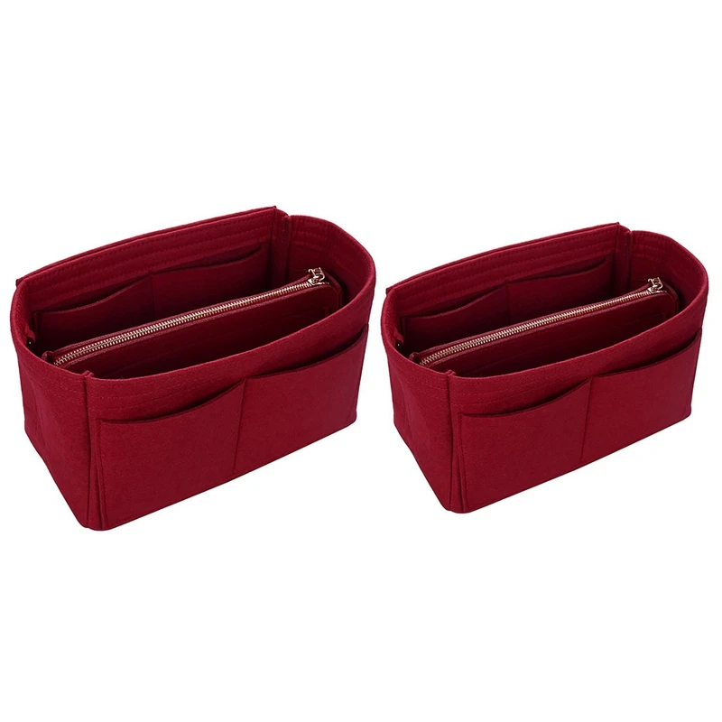 2 Pcs Makeup Bag Cosmetic Cases Felt Bag Organizer Insert Cosmetic Bags Makeup Case Travel Toiletry Bag Handbags Organizer Red,
2 Pcs Makeup Bag Cosmetic Cases Felt Bag Organizer Insert Cosmetic Bags Makeup Case Travel Toiletry Bag Handbags Organizer Red,