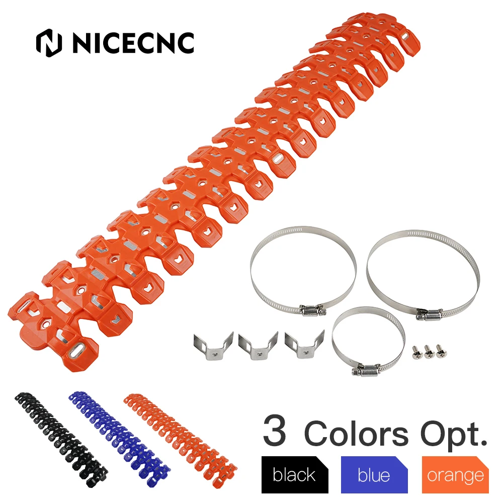 

NICECNC Motocross Exhaust Heat Shield Muffler Protector Cover for KTM XCW TPI Six Days SX XC XCW 125 250 300 2012-2020 Orange