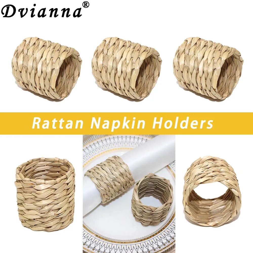 24Pcs Rattan Napkin Rings Handmade Woven Napkin Holder Rustic Napkin Buckle for Wedding Christmas Easter Table Decor HWW41
24Pcs Rattan Napkin Rings Handmade Woven Napkin Holder Rustic Napkin Buckle for Wedding Christmas Easter Table Decor HWW41