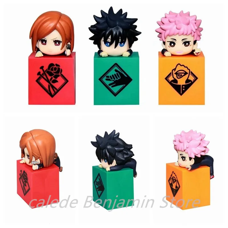 8-9cm 3pcs/Lot Jujutsu Kaisen Itadori Yuji Fushiguro Megumi Kugisaki Nobara Gojo Satoru Nanami Kento PVC Action Figure Toys
8-9cm 3pcs/Lot Jujutsu Kaisen Itadori Yuji Fushiguro Megumi Kugisaki Nobara Gojo Satoru Nanami Kento PVC Action Figure Toys